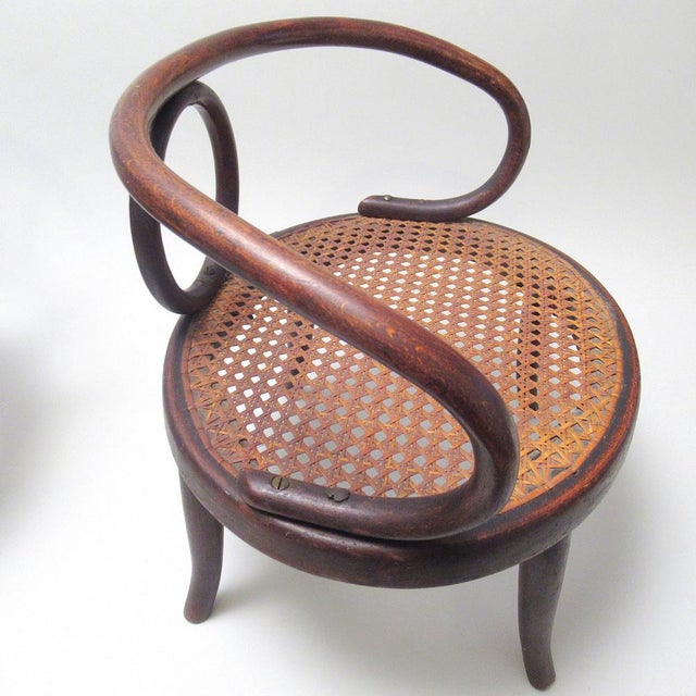 Set of Bentwood Childrens Chairs attributed to Michael Thonet for Gebrüder Thonet, 1890s For Sale - Image 5 of 9