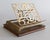 Brass Vintage English Oak & Brass Tabletop Lectern Folding Book Stand Easel For Sale - Image 8 of 8