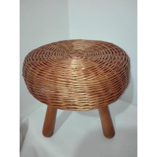 Mid-Century Modern Wicker Stools by Tony Paul, 1950s, Set of 2 For Sale - Image 3 of 12