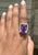 13.33 Ct Large Octagon Amethyst Cocktail Ring Size 7 For Sale In New York - Image 6 of 11