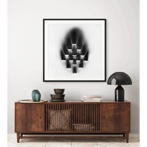 Inheritance of Shadow No.2 is a black and white abstract photograph by Ugnė Pouwell that explores transmission,...