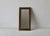 Mid-Century Italian Style Antiqued Gold Brass Finish Bubble Frame Rectangular Wall Mirror For Sale - Image 10 of 14