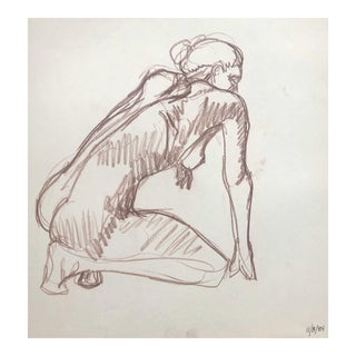 1984 Female Nude Figure Study For Sale