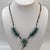 Vintage Sterling Silver Norbert & Florenda Haskie Zuni Needlepoint Petit Point Turquoise Necklace For Sale - Image 4 of 8
