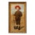 Late 20th Century Boy With the Red Hat Oil Painting/Gold Frame For Sale