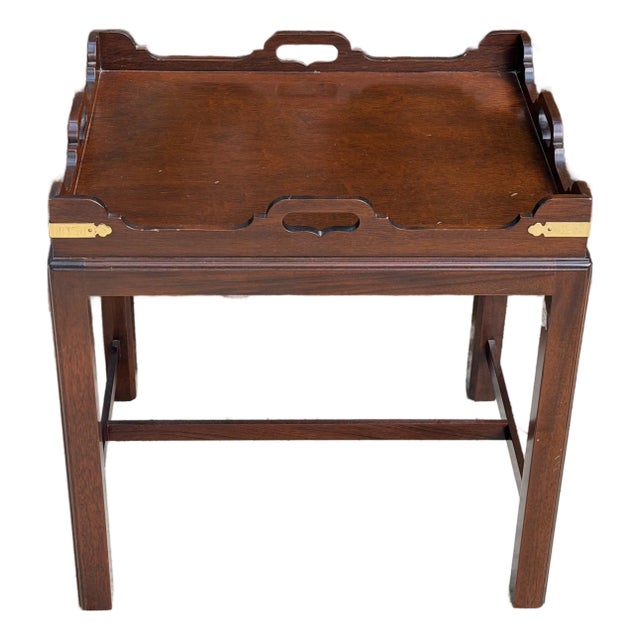 Vintage Chippendale Drinks Table For Sale