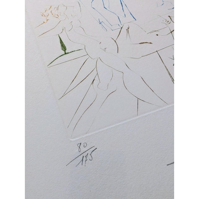 1970s Salvador Dali, the Parade, 1973, Engraving For Sale - Image 5 of 11