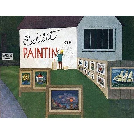 Original vintage New Yorker magazine cover dated August 5, 1972 featuring an Art and Artists theme. Based on an...