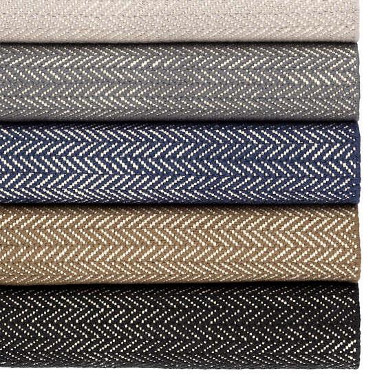 2020s Dash & Albert by Annie Selke Herringbone Black Woven Cotton Rug, 5' x 8' For Sale - Image 5 of 6