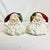 Fitz and Floyd 1980s Americana Boho Chic Majolica Fitz & Floyd Santa Salt & Pepper Shakers - A Pair, Christmas For Sale - Image 4 of 9
