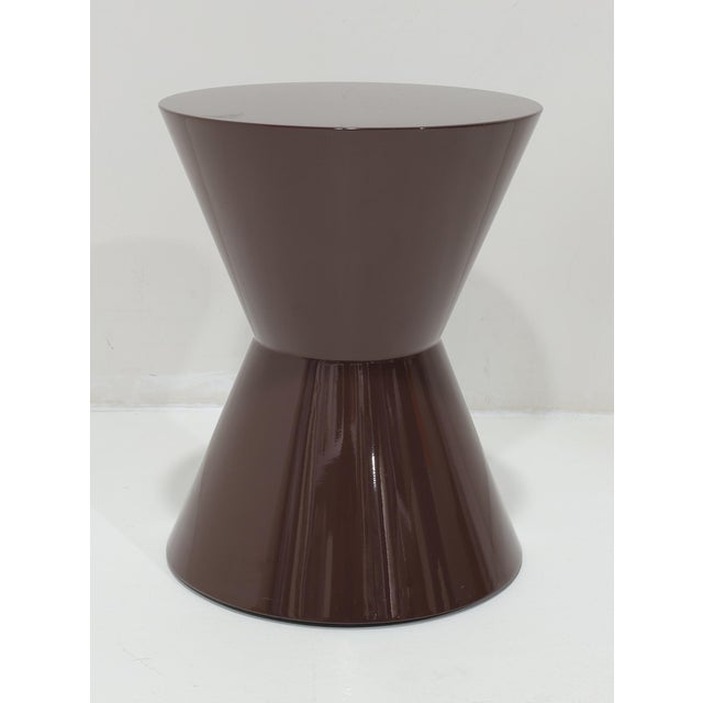 Minotti Cesar Table in Plum Shiny Lacquer For Sale In Dallas - Image 6 of 6
