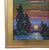 Original moonlight and landscape Impressionist oil painting on artist’s canvas panel by listed artist William Hawkins....