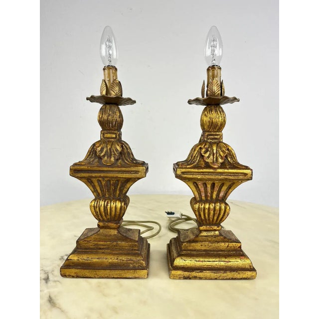 Mid-Century Italian Table Lamps, 1950s, Set of 2 For Sale - Image 10 of 10