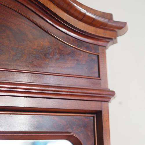 Louis-Philippe Mirrored Cabinet in Mahogany, 1860 For Sale - Image 12 of 18