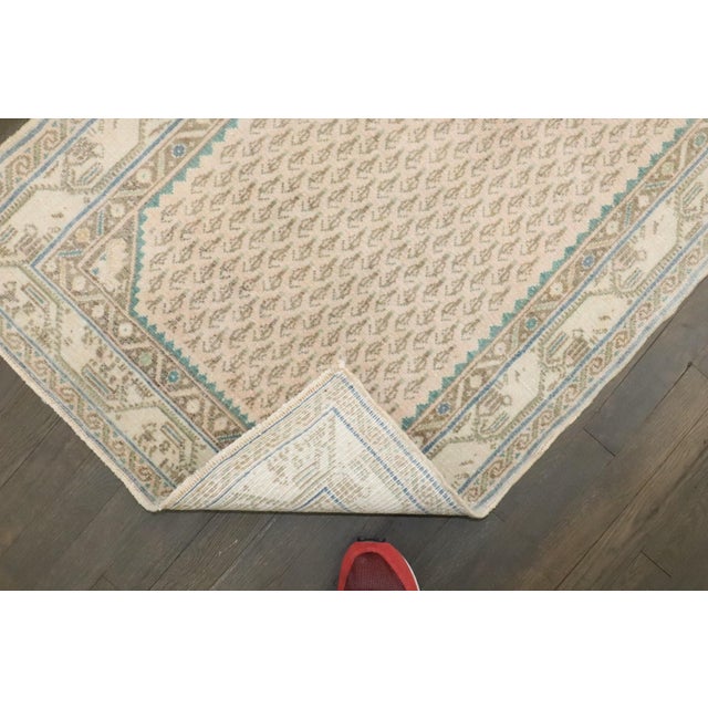 Textile Soft Persian Vintage Seraband Long Runner - 2'6" x 16'6" For Sale - Image 7 of 7
