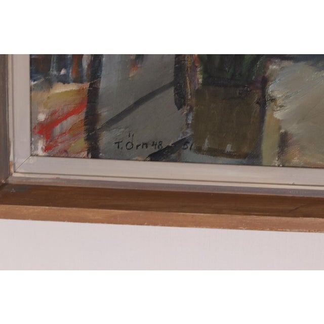 Tryggve Eagle, Montmartre, 1951, Oil on Canvas, Framed For Sale - Image 7 of 11