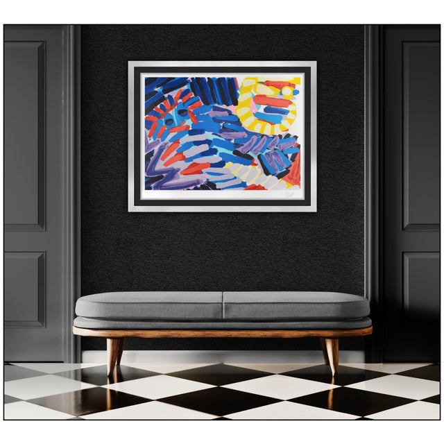 The artwork here, "Resting in Colors", is a wonderful depiction of an abstract figure resting, which was created with...