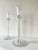 1960s Mid-Century Modern Air Twist Glass Candlesticks, a Pair For Sale - Image 10 of 11