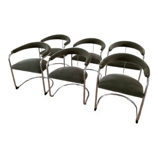 Vintage Anton Lorenz for Thonet "Ss33" Armchairs - Set of 6 For Sale