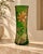 French Art Nouveau Belfort Vase in Enameled Emerald Green Glass by Legras Montjoye, 1900s For Sale - Image 3 of 12