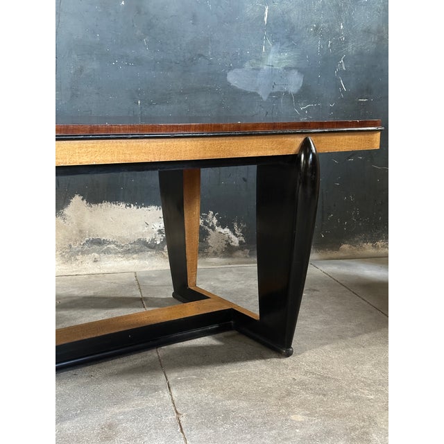 Early 20th Century Early 20th Century Italian Art Deco Dining Table Manner of Osvaldo Borsani For Sale - Image 5 of 10