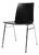 Vintage Black Chair with Wooden Seat, Belgium, 2000s For Sale