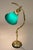 Industrial Vintage Faries Industrial Machine Age Brass 'C' Table Emeralite Shade Lamp 1910's Oc White Era Original Pristine Condition For Sale - Image 3 of 13