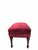 Red Late 19th Century French Napoleon III Button-Tufted Lounge Chair & Ottoman in Original Red Velvet For Sale - Image 8 of 12