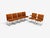 Mid-Century Modern Milo Baughman, Six Dining Chairs, Chrome, Fabric, Usa, 1970s For Sale - Image 3 of 11