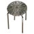 El 01 Stool in Metal-Plated Hand-Woven Wicker by Caspal For Sale - Image 9 of 9
