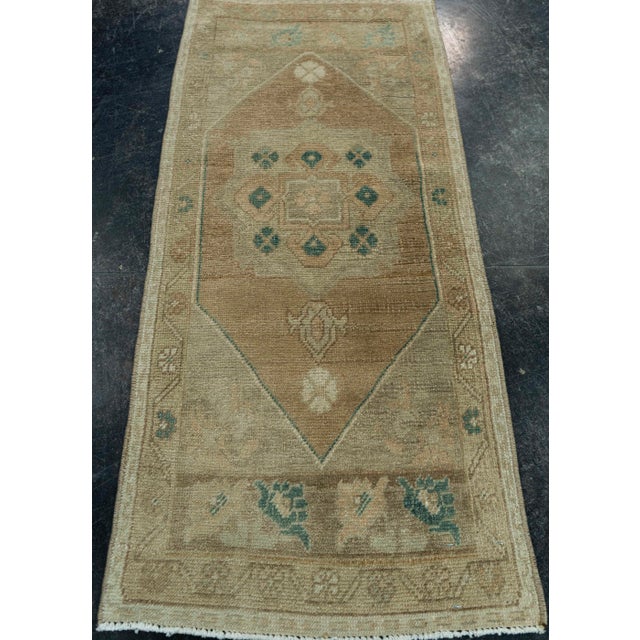 Turkish Mini Rug Oriental Hand Knotted Vintage Rug 1'7" x 3'6" #20729 Explore a curated collection of hallway runners,...
