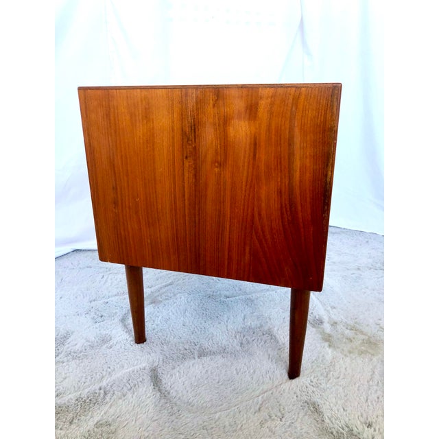 1960s In Style of Arne Vodder Odense Danish Teak Nightstand For Sale In San Antonio - Image 6 of 9
