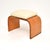 1930s Art Deco Birds Eye Maple and Leather Stool, 1930s For Sale - Image 5 of 11