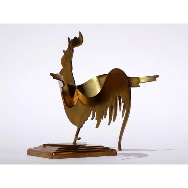 Argentiere Futurist Sculpture Gallo from Guido Galbiati, 1930s For Sale - Image 3 of 9