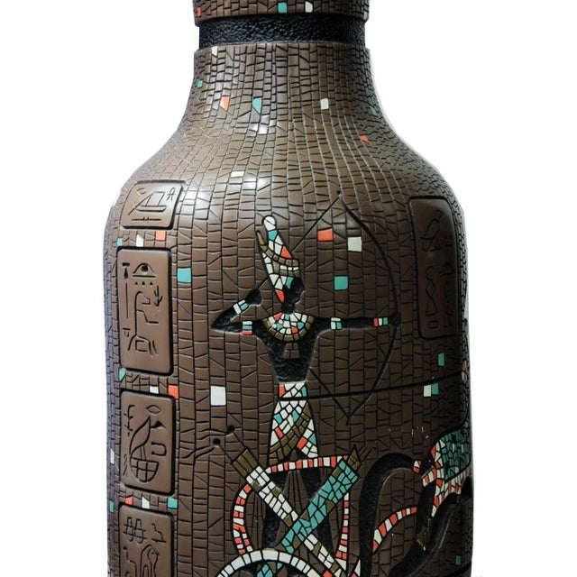 1960s 1960s Mid-Century Ceramic Table Lamps by Reglor of California - a Pair For Sale - Image 5 of 10