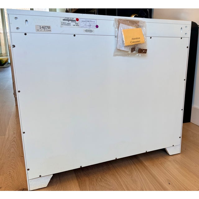 Traditional Ethan Allen Crawford Solid Wood Bookcase – Designer Library Shelf For Sale - Image 3 of 5