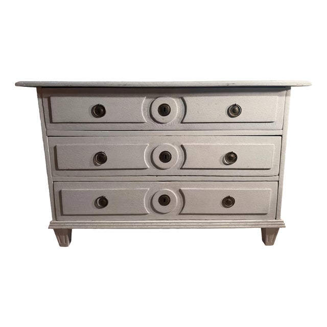 Empire Louis XVI Chest of Drawers in White Oak, 1890s For Sale
