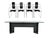 Vintage Dining Table and Chairs by Mario Botta for Alias, 1985, Set of 5 For Sale - Image 10 of 10