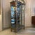 Metal Late 19th Century Antique Industrial Brushed Steel Double Door Apothecary Display Cabinet For Sale - Image 7 of 12