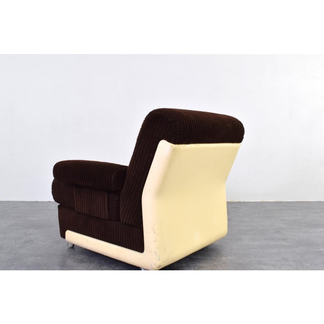 Beige Mid-Century Modern German Lounge Chair, 1970s For Sale - Image 8 of 11