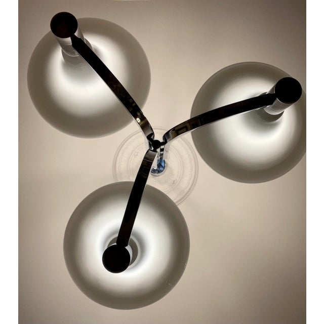 Metal Giant Chandelier by Franco Albini for Sirrah For Sale - Image 7 of 11