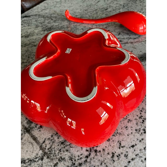 1980s Fitz and Floyd Tomato Soup Tureen For Sale - Image 12 of 12
