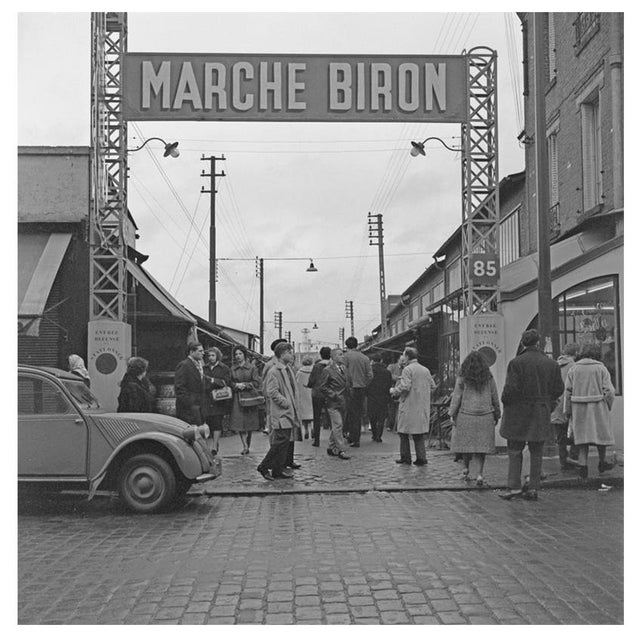 'Marché Biron' Unframed Archival Pigment Print For Sale