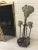 Early 20th Century Vintage French Fireplace Tools Set For Sale - Image 5 of 8