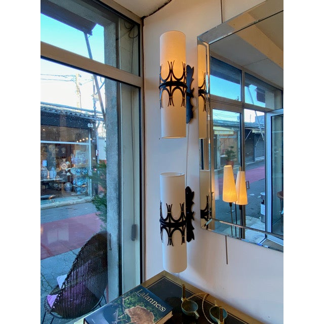 1960s Pair of Vintage Neo-Baroque Era Wall Sconces For Sale - Image 5 of 5