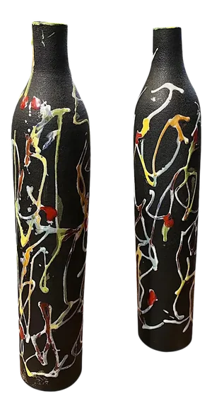 1970s Italian Modernist Ceramic Vases by Ce.As Albisola