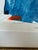 Isabel Wyatt Blue Swoosh Original Painting, Signed For Sale - Image 4 of 12
