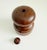 Mid 20th Century Dansk Denmark Teak Wood Salt Shaker & Pepper Mill For Sale - Image 9 of 10