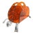 Vintage Arthur Court Aluminum Lucite Turtle Magazine Holder For Sale