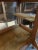 1900s Antique Oak Glass and Stone French Style Vitrine Cabinet With Velvet Interior For Sale In Minneapolis - Image 6 of 13